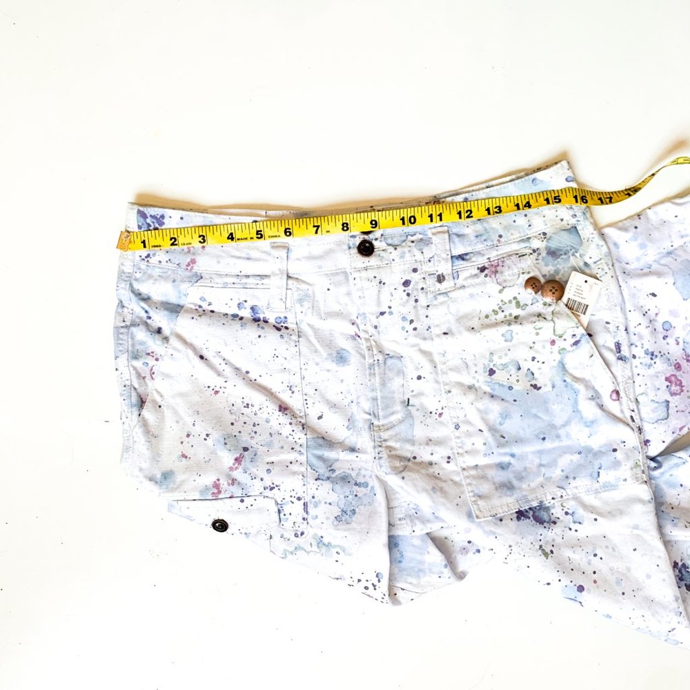 NWT anthropologie wanderer watercolor cargo pants - Picture 5 of 9